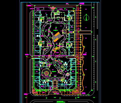 住宅區(qū)園林綠化施工圖紙免費獲取與工程施工要點解析