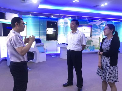 國務院新聞發言人郭衛民調研朗瑪信息，聚焦大數據醫療發展前景